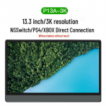 13,3 &uuml;li&otilde;huke 3K puutetundlik kaasaskantav monitor, 1080P HDMI HDR-toega