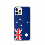 Coque iPhone &ndash; Drapeau Australie &ndash; iPhone 12 Pro &ndash; Supp &ndash; Mitmev&auml;rviline &ndash; L&auml;bipaistev silikoon