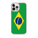 Coque iPhone &ndash; Br&eacute;sil &ndash; Drapeau &ndash; Souple &ndash; Mitmev&auml;rviline &ndash; &Uuml;hilduv iPhone 13 Pro Max