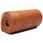 Auto rooliratta kate ehtne nahk isetehtud k&auml;sitsi &otilde;mmeldud reljeefne lehmanahast roolikeermega punutis n&otilde;elaniidiga 38cm pruun