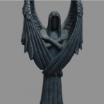 Uus Pimedus Langenud Ingel Cthulhu M&uuml;tos Kuju N&auml;otu Lucifer Skulptuur Vaikk&auml;sit&ouml;&ouml; Kodu Lihtsa Stiili Kohakaunistused helehall v&auml;rv