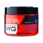 Gatsby Water Gloss Hyper Solid Juuksegel Meestele, 300g, M&auml;rg V&auml;limus Kujundamine, Tugevusaste 7 Tugev Hoidvus, Ei Kleepu, Kergesti Loputatav, L&auml;ikiv Viimistlus