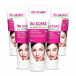 NO SCARS Aloevera n&auml;opesuvahend s&uuml;gavpuhastuseks | Puhastab nahka, v&auml;hendab aknet, arme aknele kalduva naha korral - meestele ja naistele 60 ml (6 tk pakk)