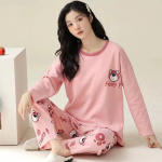 18 v&auml;rvi uus talvepidžaamad, naiste, korea versioon, pikkade varrukatega, kodur&otilde;ivaste &uuml;likond, vaba, suur, kaheosaline &uuml;likond, saab kanda v&auml;ljas 2XL