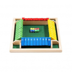 Shut The Box lauam&auml;ng 2/4 t&auml;ringuga Neljapoolsed lapsed T&auml;iskasvanud Perekond Hariduslik Matemaatika Numbristrateegiam&auml;ng Puidust Sulge Kast M&auml;nguasjam&auml;ng &Ouml;&ouml;rekvisiidid