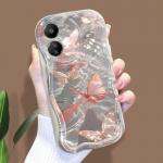 Armas koomiksimustriga kreemja tekstuuriga korpus, lainelise servaga pehme silikoonkaanega telefoni&uuml;mbris Xiaomi Redmi jaoks Redmi Note 11