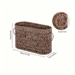 Veekindel WC-paberi hoidja korv - Vastupidav plastikust hoiuriiul vannituppa, WC-paberi rullide mahutid, Vannitoa korraldajad ja hoiustajad