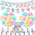 36 tk Soo paljastav peokaunistuste komplekt Baby Shower Ristimiseks