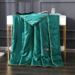 Luksuslik emulatsioon siidist tepitud tekk Queen High End Kevadsuvi Satiinist tekid Mehaaniline Pesu Pehme Mugav &Otilde;huke Lohja 110x150cm 1pcs