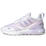 Adidas ZX 2K Boost 2.0 Valge Lilla Tooni Naiste Tennised Lilla Pilve-Valge L&auml;bipaistev-Roosa GZ7824 35⅔