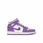 Air Jordan 1 Mid GS Purple Venom Laste tossud Valge DQ8423-511 38