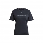 Adidas Les Mills Kirjatr&uuml;ki Spordi-Fitness L&uuml;hikeste Varrukatega T-s&auml;rk Naiste T-s&auml;rgid Must IX7983 S