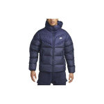 Nike Storm-Fit Windrunner Primaloft&reg; &Uuml;hev&auml;rvilise logoga pikkade varrukatega kapuutsiga jope Meeste jope Tumesinine FB8185-410 XXL