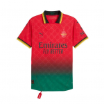 Puma X Ac Milan Koost&ouml;&ouml; Helevalge Drycell Ultraweave Logo Vabaaja Spordi Mugav Liibuv L&uuml;hikeste Varrukatega Jalgpalli S&auml;rk Meeste S&auml;rgid 783000-02 S