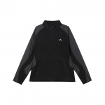 Nike As M Nk Polartec Trail Fliis Mugav Kootud Seisukrae Pullover Jakk Meeste jakid Must FV9964010 S