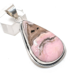 Natural Rhodochrosite Gemstone 925 Sterling Silver Jewelry Pendant 2.21 s1f13