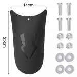 Mootorratta pikendamine eesmise poritiiba taga ja esiratta pikendusega poritiiba pritsmekaitse mootorratta universaaltarvikute jaoks