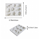 Puu-seeria silikoonvorm &scaron;okolaadivorm Fondant kommivormi koogi kaunistust&ouml;&ouml;riist