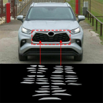 Toyota Highlander 2020-2022 jaoks Kroomitud Roostevabast Terasest Esikaitseraua Iluv&otilde;re Kleebis Liist