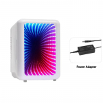 4-liitrine/6 purki v&auml;ike iluk&uuml;lmik h&auml;mardatava LED-valgustusega AC/DC k&uuml;lmik auto- ja kodukasutuseks mini kaasaskantav s&uuml;gavk&uuml;lmik