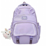 Mitmek&uuml;lgne raamatukott suure mahutavusega p&auml;evakott esteetiline koolikott &otilde;pilastele mugav ja stiilne seljakott lilla oranž