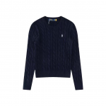 Klassikaline kootud &uuml;mara kaelusega kampsun tikandiga s&uuml;gis-talv trendikas uus kampsun S