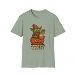 Unisex pehme stiiliga T-s&auml;rk K&otilde;rvitsav&uuml;rtsi Goblin Naljakas S&uuml;gis Latte S&otilde;&otilde;rik Halloween 2XL