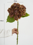 Sinised kunstlikud hortensia lilled p&auml;ris puudutusega kunstlikud hortensia oksad kaunistus pulmakimp lilleseade