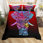Elevant Tekikate Komplekt Boho Vintage Luksuslik Voodipesu V&auml;rvilised Eksootilised Tekikatted H&otilde;imude Etniline Kodu Ruumi Dekoor Tekikate EU Single(135x200cm) blue