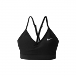 Nike Indy Dri-FIT &uuml;hev&auml;rviline madala intensiivsusega tugiga spordirinnahoidja naistele Aluspesu Must 878615-011 L