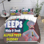 Yeeps peitusm&auml;ngu voodipesukomplektid Voodikate Tekk Tekikott Padjap&uuml;&uuml;r 2-3 osaline komplekt Laste t&auml;iskasvanute magamistoa kaunistus EU Single 135x200cm white