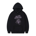 Rock Band Black Sabbath Vintage Kapuutsiga S&auml;rk Ozzy Osbourne Pullover Kapuutsiga S&auml;rgid Mehed Naised Heavy Metal Toodang &Uuml;lesuurusega Kapuutsiga Dressipluus L black