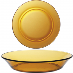 Duralex LYS AMBER s&uuml;gav taldrik oranž 195 x 35 mm komplekt 6 tk