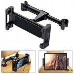 Auto tagumine padi telefonihoidik tahvelarvuti auto tugiistme tagumine peatoe kinnitusklambrid iPhone'i jaoks Samsung iPad Mini tahvelarvuti 4-11 Black Buckle