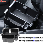 Jeep Wrangler JL JLU Gladiator JT Keskkonsooli Korraldaja K&auml;etoe Panipaik Alusmahuti Hoidikualus Autod