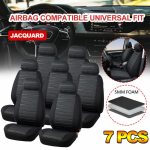 AUTOYOUTH 7TK autoistme kate pol&uuml;esterkiust istmekate universaalne turvapadjaga &uuml;hilduv autosalong Honda jaoks Nissanile 9pcs Blue