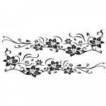 Autokleebised Kunst Disain lillelised kleebised Auto M&otilde;lemad kerem&auml;hised Stiilne lill DIY Vin&uuml;&uuml;lkile Autod Dekoratsioon Auto sinine