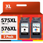 PG-575XL CL-576XL Cartouche Remplacement pour Canon 575 et 576 575XL 576XL pour Canon PIXMA TS3550i TS3551i TS3750i TR4750i TR4751i