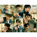 Stray Kids Hollow JAAPAN 3. minialbum Hollow [Piiratud v&auml;ljaanne] (CD + visuaalkaartide komplekt) roheline