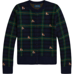 Polo Ralph Lauren Kampsun FW25 Koera Tikand Vill &Uuml;mmargune kaelus N&ouml;&ouml;pidega esiosa Laste kampsun 313978877-001 XL black