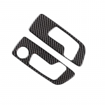 metyoucar For BMW X3 G45 2025-2026 Soft Carbon Fiber Car Front Seat Adjustment Switch Panel Cover Trim Sticker Car Accessories Style B