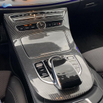 Auto ABS S&uuml;sinikkiust Tekstuuriga Konsooli K&auml;igukangi Paneeli Katte Raami Liist Sisekujunduse Lisatarvikud Mercedes Benz E-klassi W213 2016 2017 jaoks