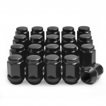 20 pcs  3/4 19mm Hex 35mm m14x1.5 Black Lug Nuts Fits  Ford Mustang 2014+, Chevy Camaro 2010+ | Dodge Charger Challenger | M14x1.5