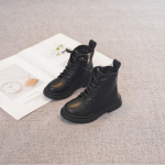 Laste Dr. Martens Mustad Saapad - Briti Stiilis, Fliisvoodriga, Kevad/S&uuml;gis Laste L&uuml;hikesed Saapad US 10 / EU 28