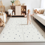 Beebi vahust m&auml;ngumatt, PIGLOG 72x48 Beebi roomamismatt, P&otilde;randamatid lastele imikutele &uuml;hendatavate p&otilde;randaplaatidega, V&auml;ikelaste m&auml;ngum 180CM*120CM t&auml;ht