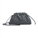 Bottega Veneta The Mini Pouch Thunder/Gold Naiste kotid Hall 585852-VCPP1-1233 Basic Set (Bag+Dust Bag)