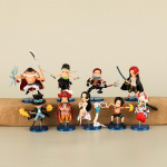 9 tk/komplekt One Piece Zoro Ace Sabo Shanks Edward Hancock Yamato Katakuri Roger Anime Kuju M&auml;nguasjad Kollektsioonimudel Kaunistused No Box