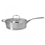 DEMEYERE - Atlantis 7 - Sauteuse avec Couvercle - 28 cm, Capacit&eacute;: 4,8 l, Inox 18/10, Argent
