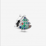 Pandora Disney Mickey & Minnie Siluett V&otilde;lu &ndash; Sterling H&otilde;be & Email &ndash; 790018C01 roheline