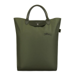 Longchamp Le Pliage Roheline Logo Tikitud Klapiga T&otilde;mblukuga Kotikott Naiste tote Metsaroheline 10168919479 Basic Set (Bag)